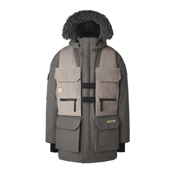 Canada Goose x NBA x Salehe Bembury Expedition Parka - Coastal Grey/Tan