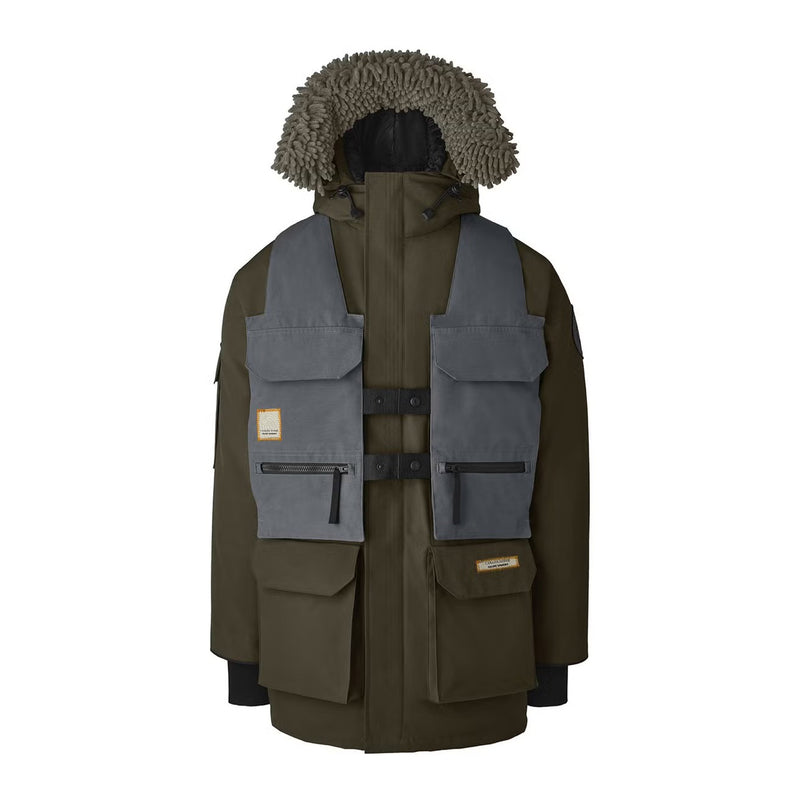 Canada Goose x NBA x Salehe Bembury Expedition Parka - Titanium/Military Green