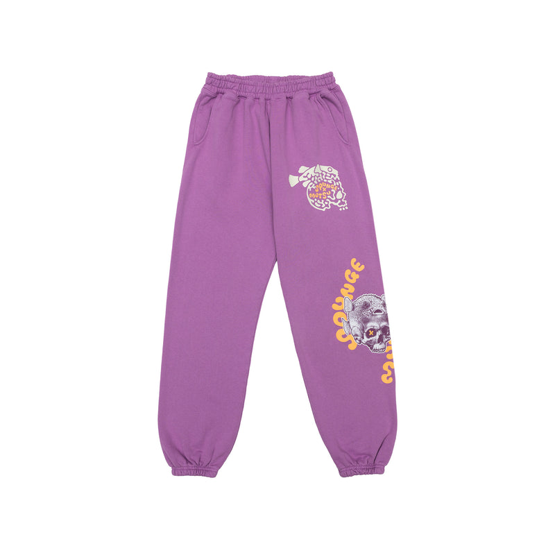 Spunge x Mutsu Logo Sweatpants Purple